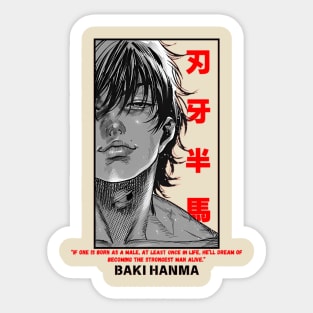 BAKI HANMA Sticker